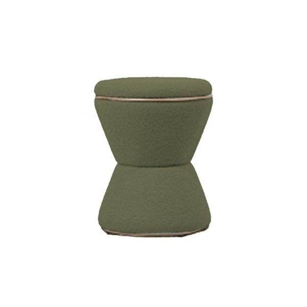 Vtwonen Leitmotiv Poef Gustar - Groen - 38.5x38.5x43cm