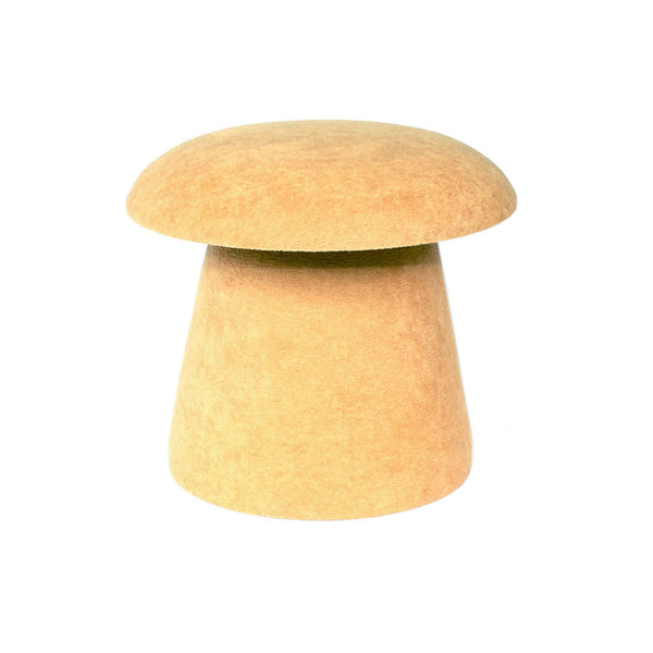 vtwonen Leitmotiv poef Mushroom - geel - Ø39.5cm