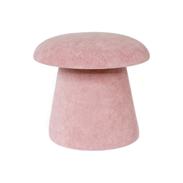 vtwonen Leitmotiv poef Mushroom - roze - Ø39.5cm