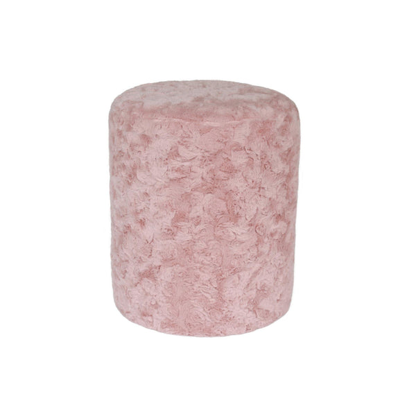 Vtwonen Leitmotiv Poef Tierno - Roze - Ø36cm