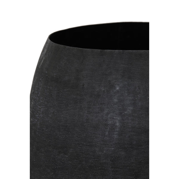 Vtwonen Light & Living Bloempot Genoli - Zwart - Ø39cm