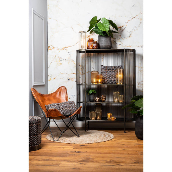 Vtwonen Light & Living Bloempot Genolu - Zwart - Ø50cm