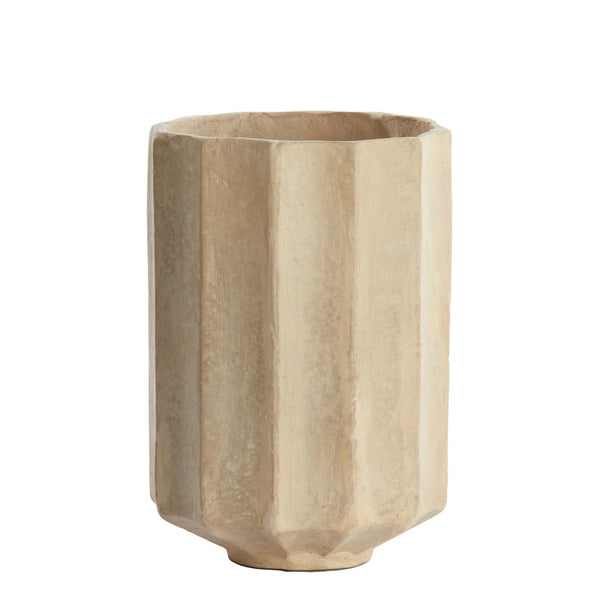 Vtwonen Light & Living Bloempot Salou - Wit - Ø22cm