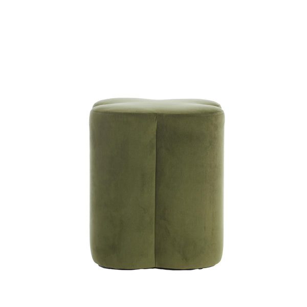 vtwonen Light & Living poef Nalani - groen - 38x38x45cm