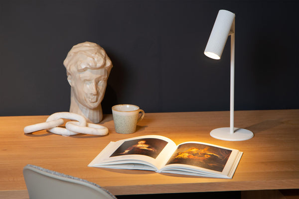 vtwonen Lucide bureaulamp CLUBS - 1xGU10 - Wit