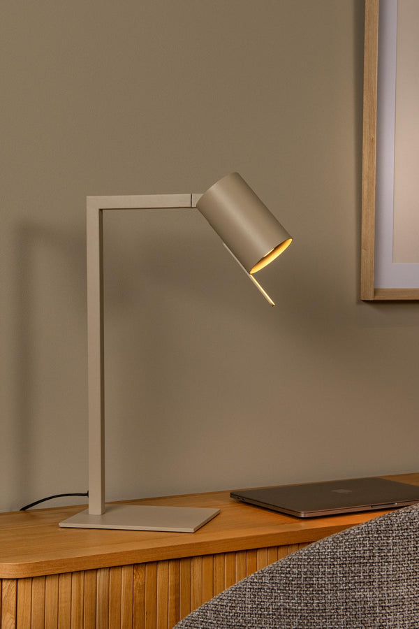 vtwonen Lucide bureaulamp LESLEY - 1xGU10 - Taupe
