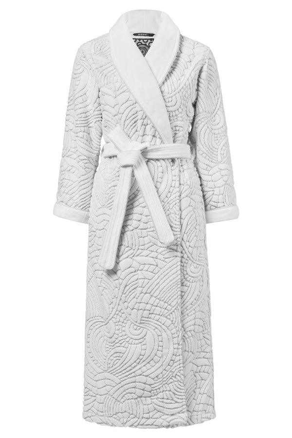 vtwonen MOOOI badjas Dodo Pavone - XL - wit