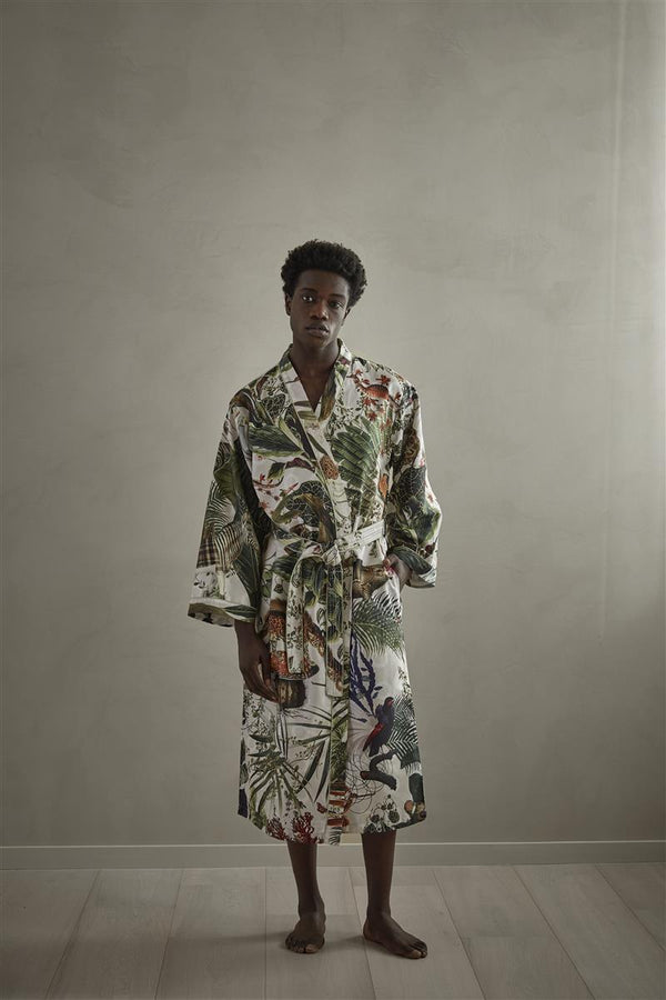 Vtwonen MOOOI Kimono Menagerie Kimono - M/L Cm - Ivoor