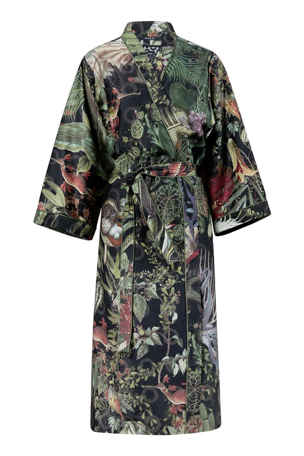 vtwonen MOOOI kimono Menagerie Kimono - M/L cm - raven