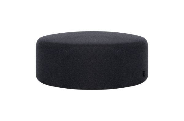 Vtwonen Noo.ma FOLK Poef - Black Tie Wool