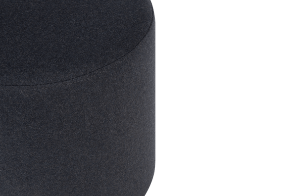 Vtwonen Noo.ma FOLK Poef - Black Tie Wool