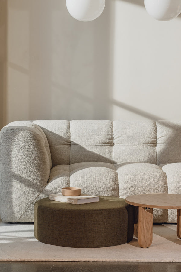 Vtwonen Noo.ma FOLK Poef - Italian Olive