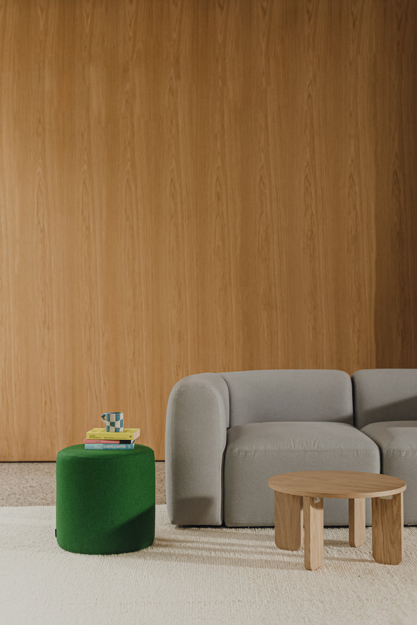 Vtwonen Noo.ma FOLK Poef - Moss Green