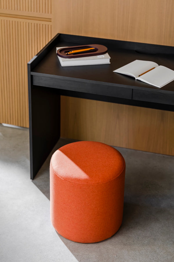 Vtwonen Noo.ma FOLK Poef - Terracotta Wool