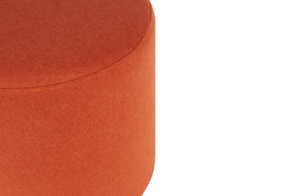 Vtwonen Noo.ma FOLK Poef - Terracotta Wool