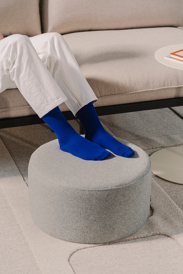 Vtwonen Noo.ma FOLK Poef - Universal Grey Wool