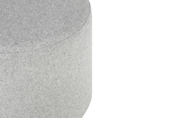 Vtwonen Noo.ma FOLK Poef - Universal Grey Wool