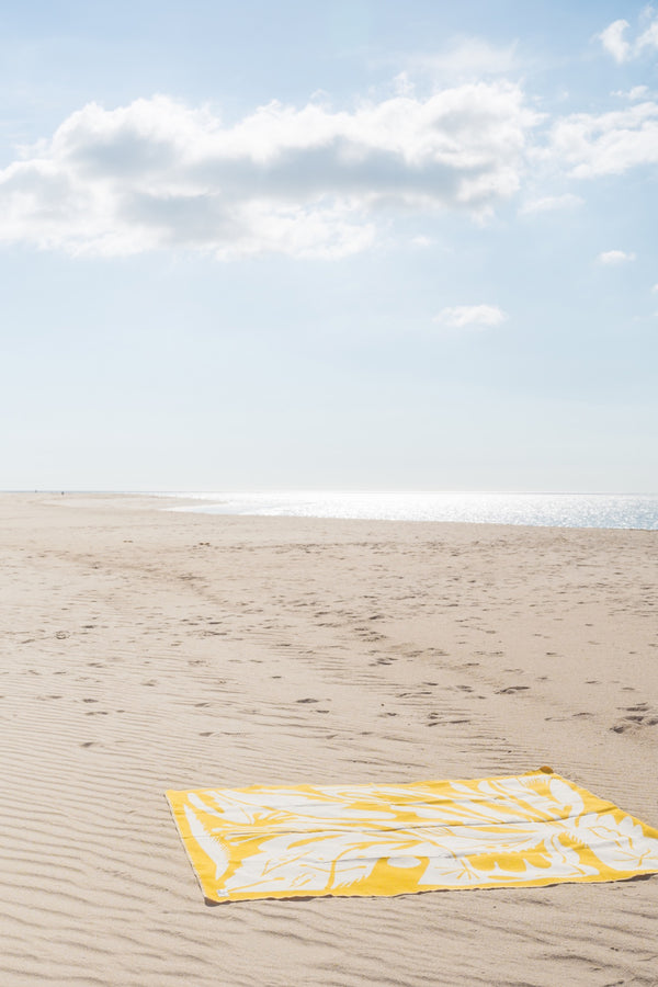 Vtwonen Noo.ma LINO Katoenen Deken - Yellow Mellow