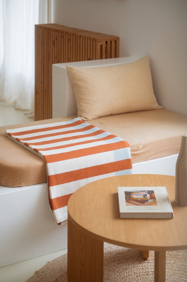 Vtwonen Noo.ma ONU Katoenen Deken - Terracotta