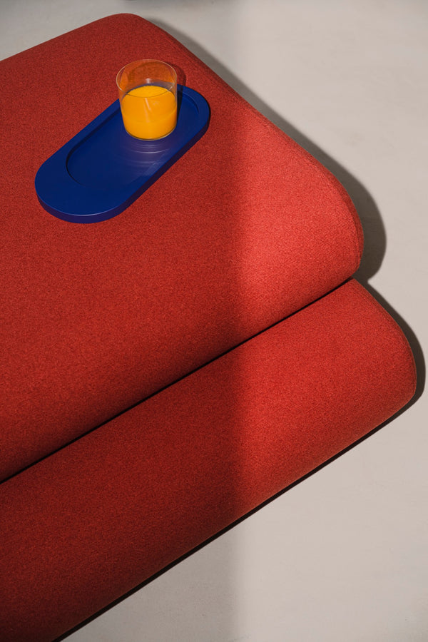 Vtwonen Noo.ma TASO Poef - Poppy Red