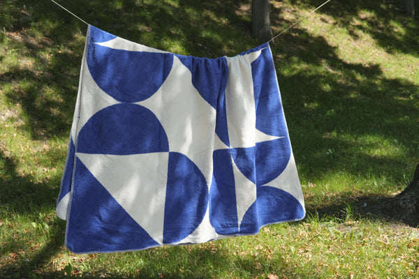 Vtwonen Noo.ma TUL Katoenen Deken - Blueberry Pie