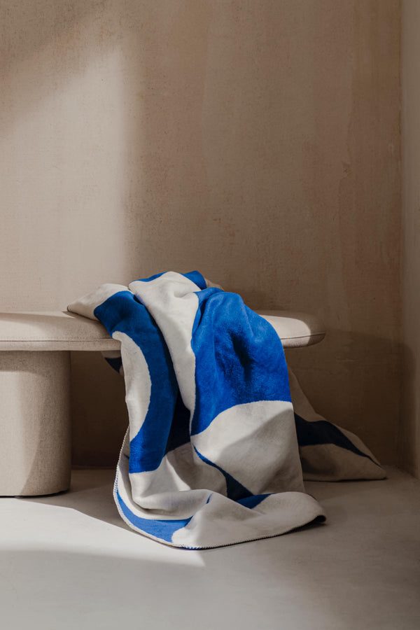 Vtwonen Noo.ma TUL Katoenen Deken - Blueberry Pie