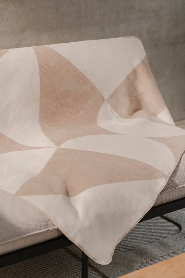 Vtwonen Noo.ma TUL Katoenen Deken - Creme Beige