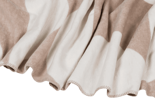 Vtwonen Noo.ma TUL Katoenen Deken - Creme Beige