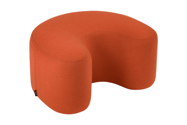 vtwonen noo.ma Ü Poef - Terracotta Wool