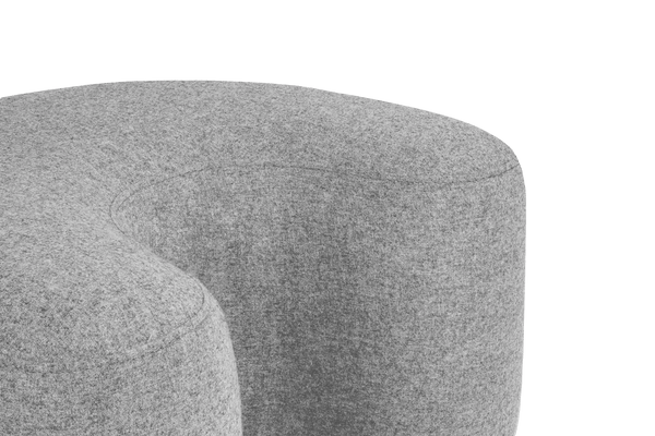 Vtwonen Noo.ma Ü Poef - Universal Grey Wool