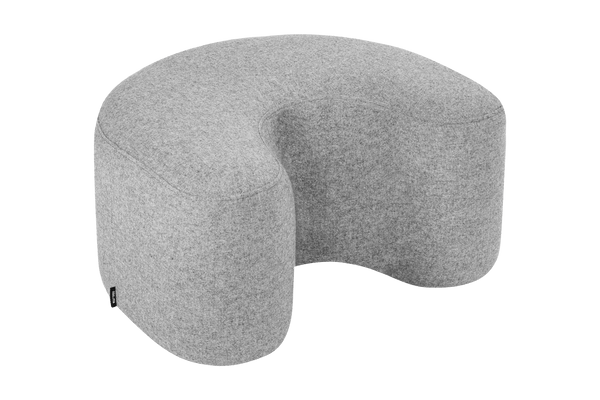 vtwonen noo.ma Ü Poef - Universal Grey Wool