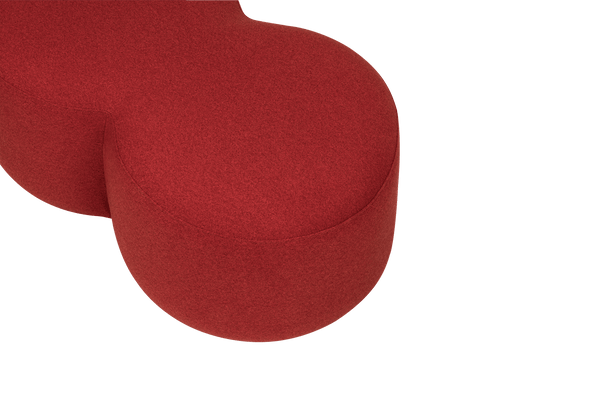 Vtwonen Noo.ma UMBO Poef - Poppy Red