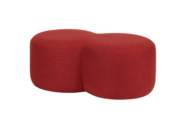 vtwonen noo.ma UMBO Poef - Poppy Red