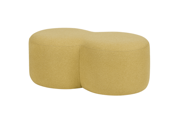 vtwonen noo.ma UMBO Poef - Yellow Pear