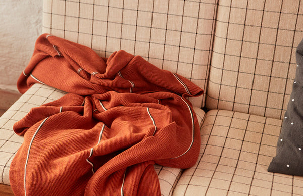 Vtwonen OYOY Deken Rivi - Biologisch Katoen