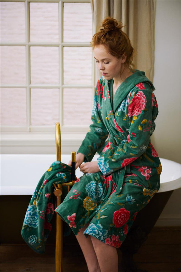 Vtwonen Pip Studio Badjas Good Evening - L - Groen