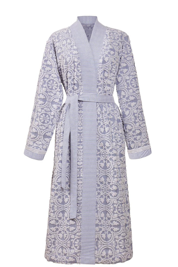 vtwonen Pip Studio badjas Tile de Pip - XS - blauw