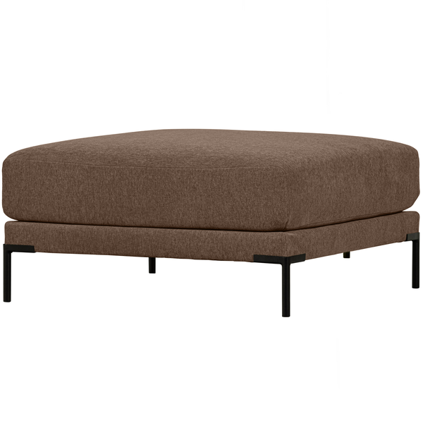 Vtwonen Vtwonen Poef Couple - Polyester - Chocolade Bruin - 44x100x100