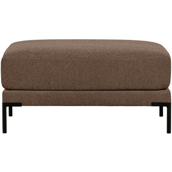 Vtwonen Vtwonen Poef Couple - Polyester - Chocolade Bruin - 44x100x100