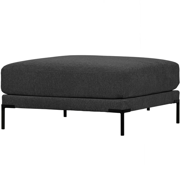 Vtwonen Vtwonen Poef Couple - Polyester - Donkergrijs - 44x100x100