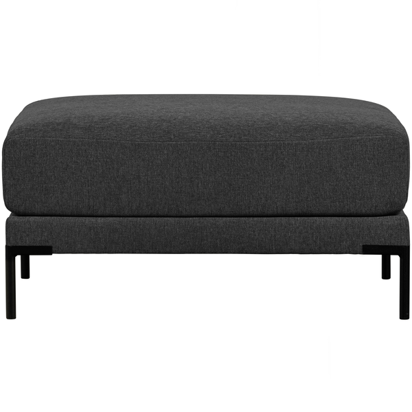 Vtwonen Vtwonen Poef Couple - Polyester - Donkergrijs - 44x100x100