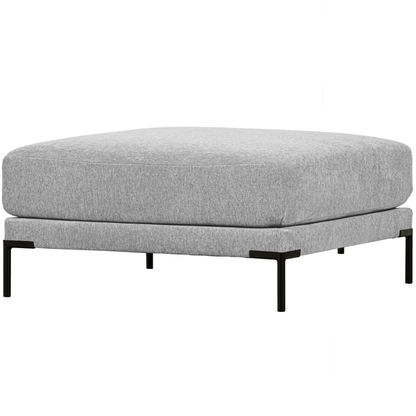 Vtwonen Vtwonen Poef Couple - Polyester - Lichtgrijs - 44x100x100