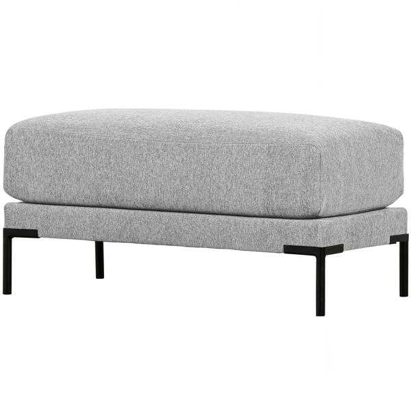 Vtwonen Vtwonen Poef Couple - Polyester - Lichtgrijs - 44x50x100