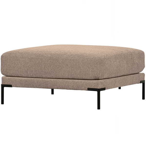 Vtwonen Vtwonen Poef Couple - Polyester - Mud Melange - 44x100x100