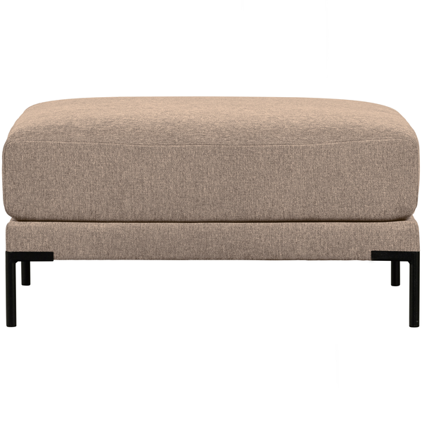 vtwonen vtwonen poef Couple - Polyester - Mud Melange - 44x100x100