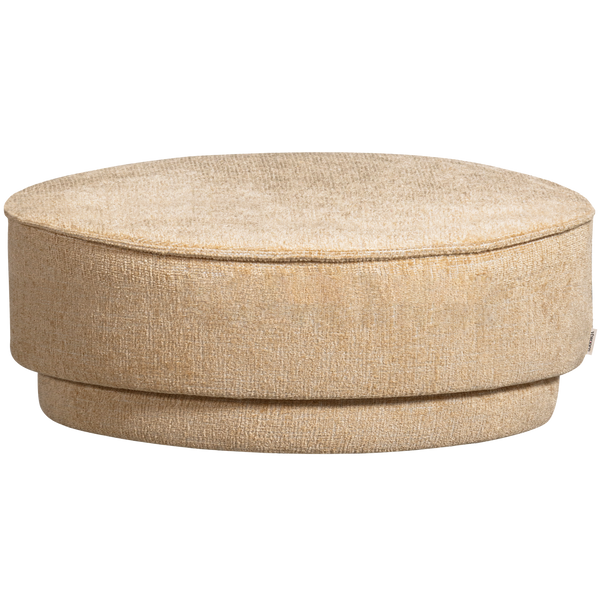 vtwonen vtwonen poef Pearl - Chenille - Butter Melange - 28xØ80