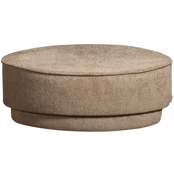 vtwonen vtwonen poef Pearl - Chenille - Mud Melange - 28xØ80