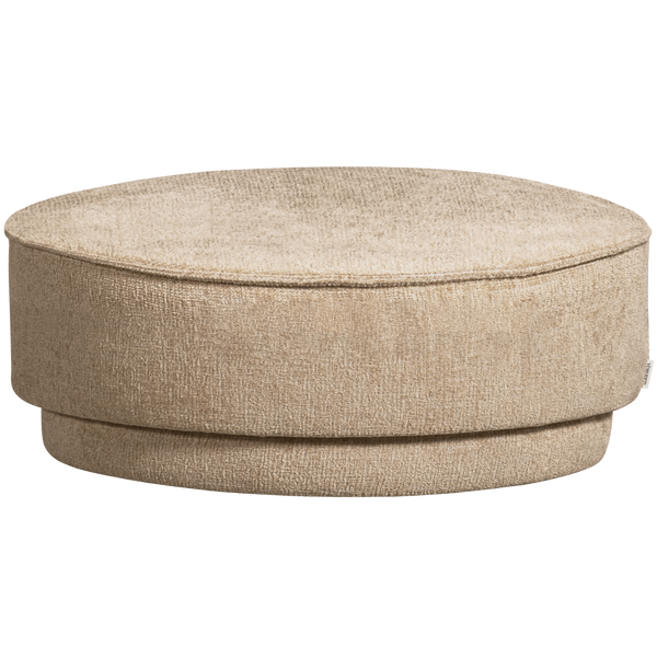 vtwonen vtwonen poef Pearl - Chenille - Natural Melange - 80x80x28