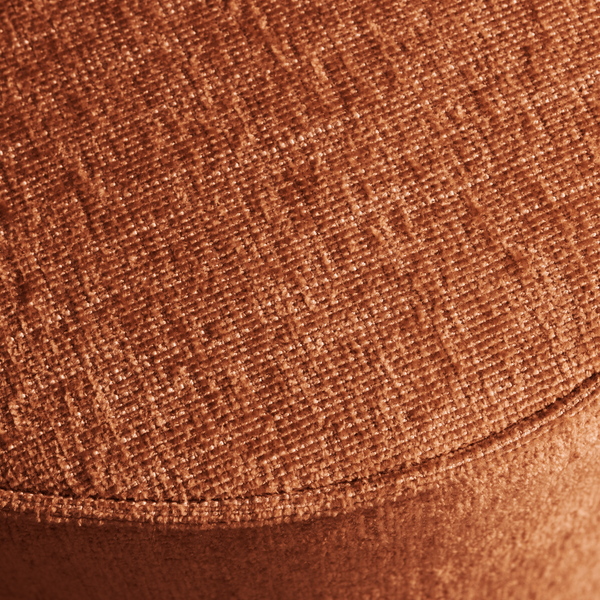 Vtwonen Vtwonen Poef Pearl - Chenille - Rust Melange - 28xØ80