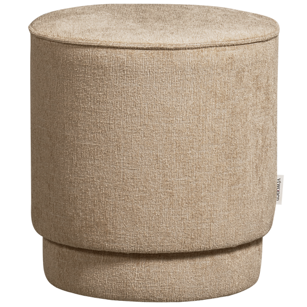 vtwonen vtwonen poef Pearl - Natural - Natural Melange - 45x40x40